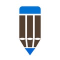 Pensil icon - stock vector